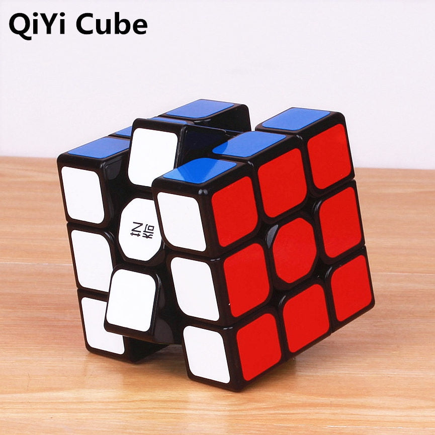 QiYi Sail W 3x3 Magic Cubes Stickerless Warrior S Professional Speed Puzzles Cubes Montessori Educational Toy For kid