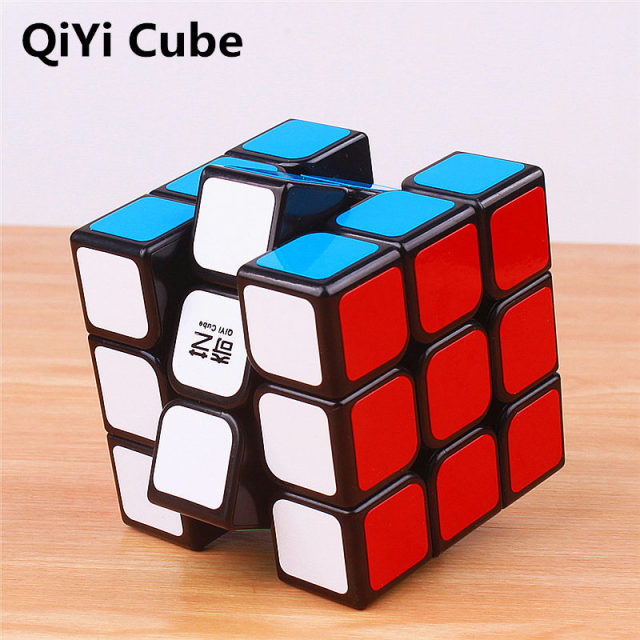 QiYi Sail W 3x3 Magic Cubes Stickerless Warrior S Professional Speed Puzzles Cubes Montessori Educational Toy For kid