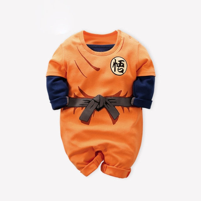 Dragon DBZ Ball Z Anime Costume Newborn Baby Boy Clothes Children Overalls Kids Clothing Infant Romper Onesie Jumpsuit Halloween