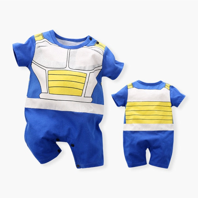 Newborn Baby Boy Clothes Romper 100% Cotton Dragon DBZ Ball Z Halloween Costume Infant Jumpsuits Long Sleeve New born Overalls