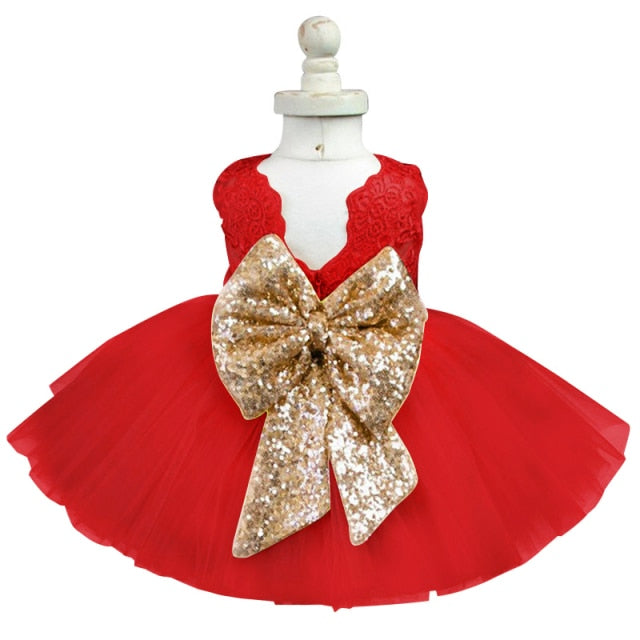 Girls First Birthday Dress for Newborn Baby Toddler Princess Halloween Carnival Dresses Kids Girl Party Prom Gown Clothing Wear