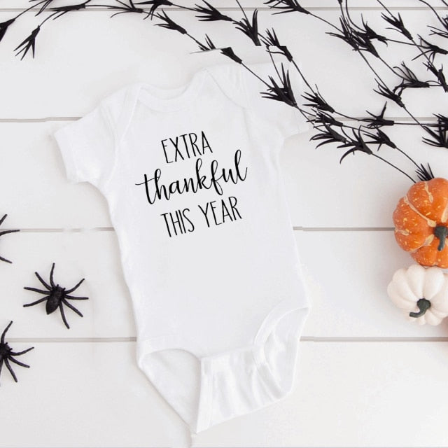 Cutest Pumpkin  First Halloween  Pumpkin Baby Girl Bodysuits Baby Boy Ropa Newborn Girl Thanks Giving Clothes