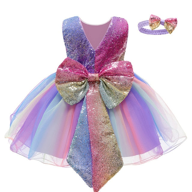 Halloween Costume For KidBaby Girl Dress 1 Year Birthday Party Wedding Dress Tutu Princess Dress For Girl Children Vestidos 1-5Y